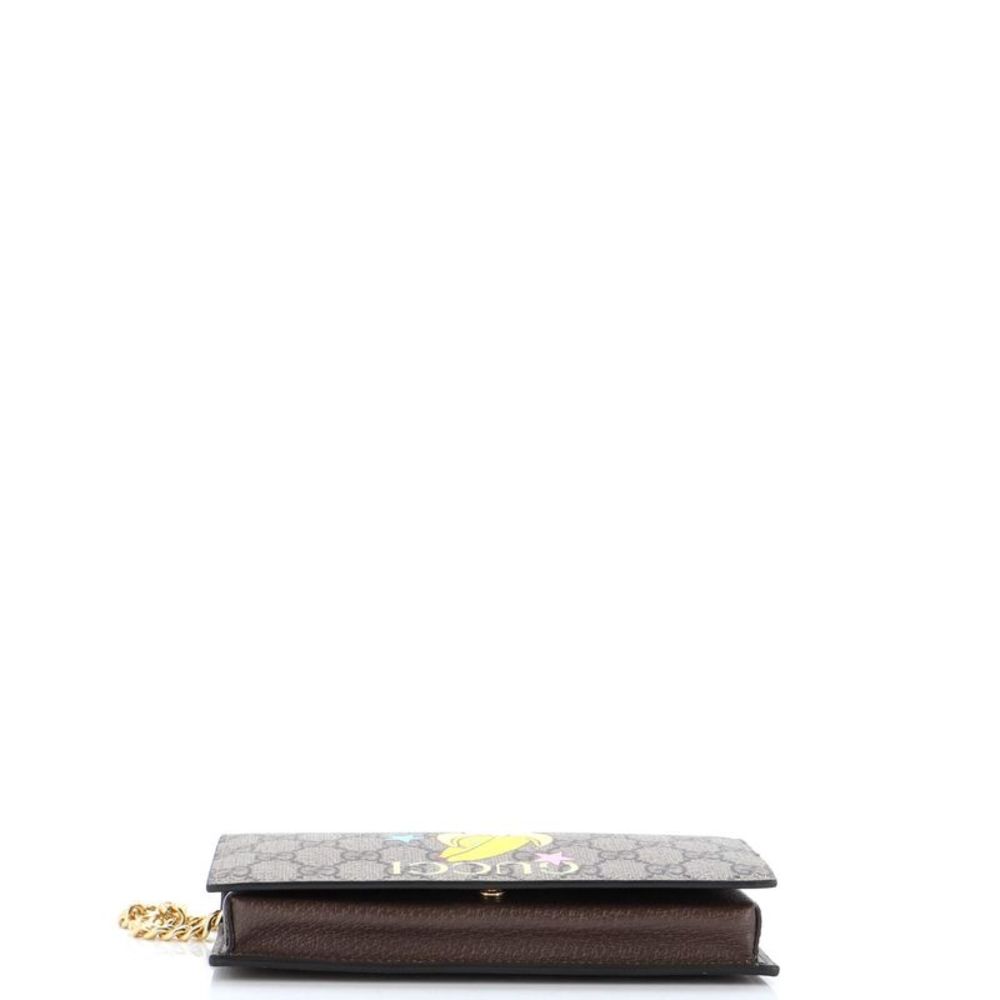 Gucci Chain Wallet Printed GG Coated Canvas Print, Multicolor - Picture 4 of 6